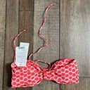 Anthropologie NWT  Haverhill Womens Swim Bikini Top Bandeau Orange Size Small Photo 2