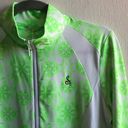 Cutter and Buck Annika  Windbreaker Atmosphere Neon Green & White Half Zip Sz M NWT Photo 4