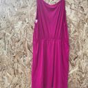 Sonoma  pocket pink berry Henley knee length dress Large shirt dress Photo 6