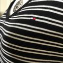 Tommy Hilfiger  Black & White Striped Short Sleeve Stretch Shirt Dress SP Photo 5