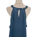 Torrid  Georgette Grommet Sleeveless Blouse Womens Size 2 / 2X Lightweight Teal Photo 6