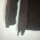 Carole Little  Sweater Brown V Neck Wool Blend Sweater Sz L GUC Photo 5