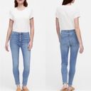 Banana Republic  High Rise Skinny Button Fly Jeans Sz 28 Photo 9