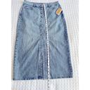 Michael Kors  Women’s Button Front Midi Denim Skirt Photo 10