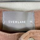 Everlane  Peach High Rise Baby Cord Cheeky Crop Straight Leg Cropped Jeans Sz 29 Photo 5