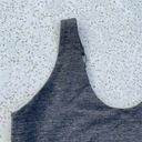 Chaser Gray  Strappy Scoop Neck Sports Bra Photo 4