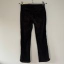 Pilcro The Yaya Mid Rise Corduroy Stretch Cropped Flare Jeans Dark Mink Brown Photo 5