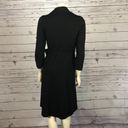 Etcetera NWT  black wrap dress with long sleeves size 2 Photo 9