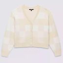 Vans NWT  Winter Checker Relaxed Cardigan in Turtledove Photo 4