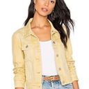 CAbi Spring / Summer Yellow Denim Jean Jacket Small Photo 9