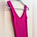 Olive & Oak  Bodycon Pink V-Neck Dress Size: Small Photo 3