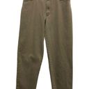 Jones New York  Jeans Khaki Tan Denim Size 12 Mom Jeans Straight Leg High Rise Photo 8