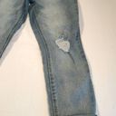 No Bo  High Rise Cropped Distressed Jeans Womens Sz 9 Blue Photo 3