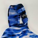 MiracleSuit  Lynx Lazuli Dazzle Tankini Top Blue Leopard Size 8 Animal Print Photo 6