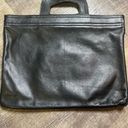 🐱THE LEATHER WORKS Black Leather Briefcase Bag Photo 1