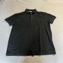 Lacoste  Black Cotton Blend Short Sleeve Polo Size Large Regular Fit EUC Photo 0