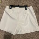 Pretty Little Thing White Leather Skirt Photo 1