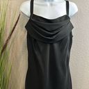 Onyx  night black sleek, formal gown, size 14 Photo 1
