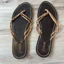 J.Crew  10 Gold Braided Sandals Photo 2