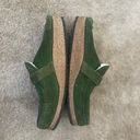 Birkenstock Buckley Sherling Moccasin Clog Suede Leather Green Photo 2