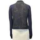 Martin Grant Paris Brocade Bomber Jacket in Blue 4 36 Womens Jacquard Coat Size undefined Photo 7