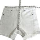 American Eagle  Super High Rise Shortie 8 White Denim Photo 4