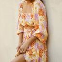 l*space L  Rosita Cutout Swimsuit Coverup Mini Dress Wavy Daisy Floral Medium $180 Photo 3