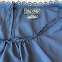 City Chic  Navy Blue Blouse Size 16 Photo 1