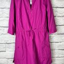 Patagonia  Women's 12 Purple Sun Shelter 3/4 Sleeve Nylon Drawstring Pocket Dress Photo 1