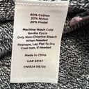 Talbots T by  Mixed Texture Marled Cardigan Womens Sz S Pink/Black/Grey Long Cozy Photo 5