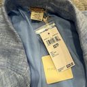 Magaschoni  NWT 100% Linen baby blue double breasted blazer - XS ($228 retail) Photo 8