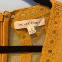 Honey Punch Yellow Lace Romper Photo 3