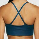 Nike - Dry-Fit Dark Teal Blue Sports Bra | Removable Padding- S Photo 1