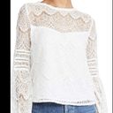 BB Dakota NWT  Smoke And Mirrors Lace White XS Nordstrom Blouse Photo 5