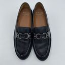 Donald Pliner  Women's Black Leather Cliocs Slip On Loafer Size 9 Photo 7