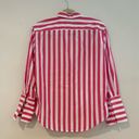 J.Crew  Garçon Classic Shirt in Stripe Cotton Poplin Pink and White Size 2 Photo 1