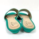 Apt. 9  Bellus Bright Green Faux Suede Wedge Mules Slide Sandals Photo 3