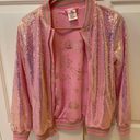 Disney Sequin Bomber Jacket.  Earidescent Jacket. Photo 4