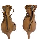 Isabel Marant  Lelie Ghillies Leather Lace-Up Sandals in Taupe size 39 US 8 Photo 3