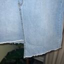 Hunter McGRADY ALL WORTHY Asymmetrical Front Wrap Denim Skirt Size 14 Photo 2