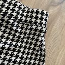 Houndstooth Black And White  Mini Skirt Photo 1