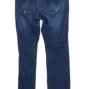 CAbi  3045 Slim Boyfriend Distressed Straight Leg Denim Blue Jeans Size 8 Photo 6