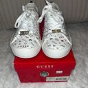 GUESS NWT  white sneakers with patchwork logo Limited Edition Dead Stock Photo 1
