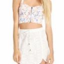 Sugar Lips  Seamless Racerback Floral Crop Top XS Photo 2