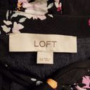 The Loft  Sleeveless Black Floral Romper XS Photo 8