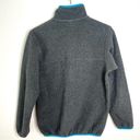 Patagonia   Synchilla Snap T fleece pullover gray/teal  Size XS Photo 1