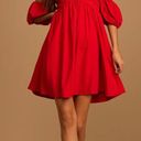 Boutique Red Off The Shoulder Dress Photo 0