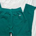 FIGS Catarina one pocket shirt and Zamora Jogger Scrubs Set in Green Photo 4