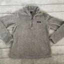 Patagonia Los Gatos 1/4 Zip Jacket Quarter Zip Fleece Pullover Size Medium Grey Photo 0