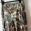 American Eagle Baggy Cargo Pants Camo Tapered Button Fly Pockets Size 12 Photo 5